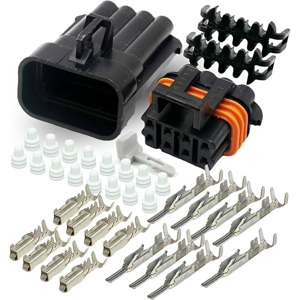ImBros 2 Pin Car Air Conditioner Blower Connector Plug 12064749