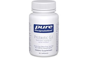 Pure Encapsulations Probiotic G.I. - Shelf Stable Probiotic for Intestinal Health & Gastrointestinal Support - with Lactobacillus & Bifidobacterium - 60 Capsules