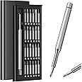 25 in 1 Mini Precision Screwdriver Set, Dlnope Professional Magnetic Tiny Repair Tool Kit for Phone, Macbook, Computer, Watch, Laptop, Ring Doorbell, Eyeglass, Electronic, Screw Driver [Bearing Steel]