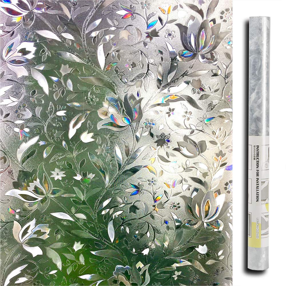 Lemon Cloud Privacy Window Film， Selfadhesive Privacy Film Opaque No