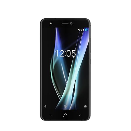 BQ Aquaris X Smartphone Black/Mineral Black (5,2 Zoll FHD, Qualcomm Snapdragon 626 Octa Core, 32 GB + 3 GB RAM, 16 MP-Kamera,