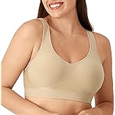 Bali Women's Wireless Bra, Comfort Revolution Wireless Bra for Women, Targeted Shaping, Seamless, Full Coverage