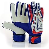 EFAH SPORTS Soccer Goalie Goalkeeper Gloves for Kids Boys Children Football Gloves with Strong Grips Palms