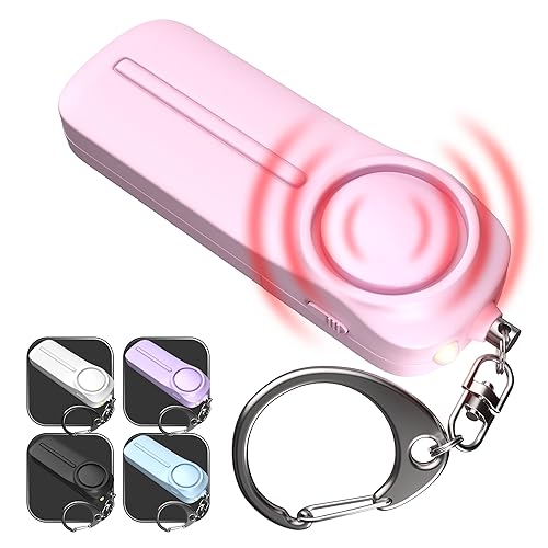 Alarm Keychain for Women Self Defense – 130 dB Loud Siren Whistle