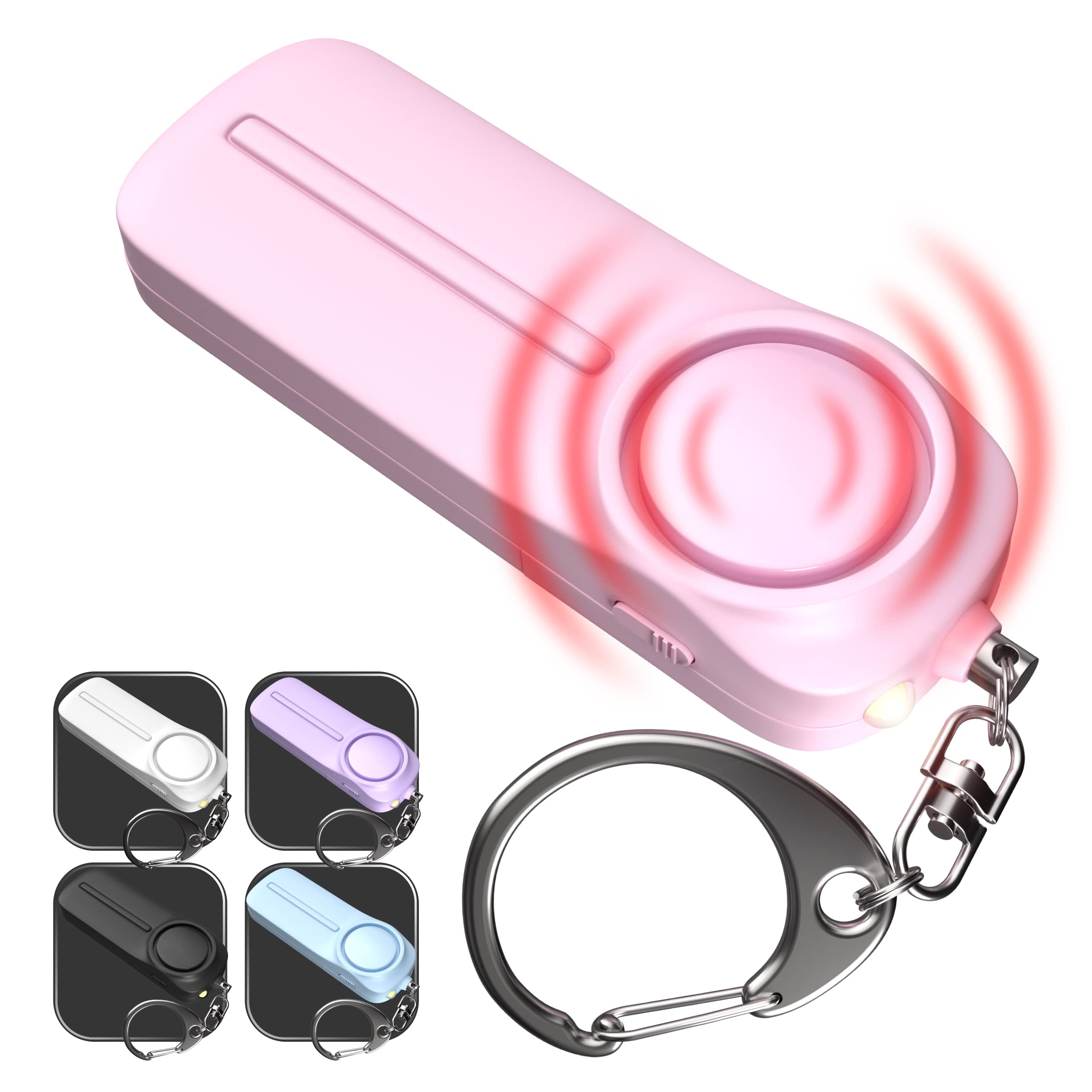 Alarm Keychain for Women Self Defense – 130 dB Loud Siren Whistle