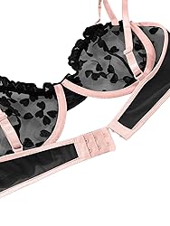 Lilosy Sexy Cute Underwire Push Up Heart Strappy