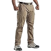Men’s Tactical Pants Ripstop Waterproof Cargo Work Pants 8 Pockets for Hiking Woking Safari Construction Pants