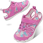 Leisfit Kids Sandals Boys Girls Wide Sandals Non-slip Toddler Water Sandal Shoes Lightweight Barefoot for Beach Swim Hiking