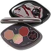 GIRLCULT 4-Color Eyeshadow Palette - Highly Pigmented Matte & Glitter Long-Lasting Eyeshadow Quad, Blendable Radiant Finish with Built-in Mirror for Precision Application #52