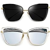 Joopin Oversized Cateye Sunglasses for Women Fashion Cat Eye Sun Glasses UV Protection Ladies Shades Sunnies