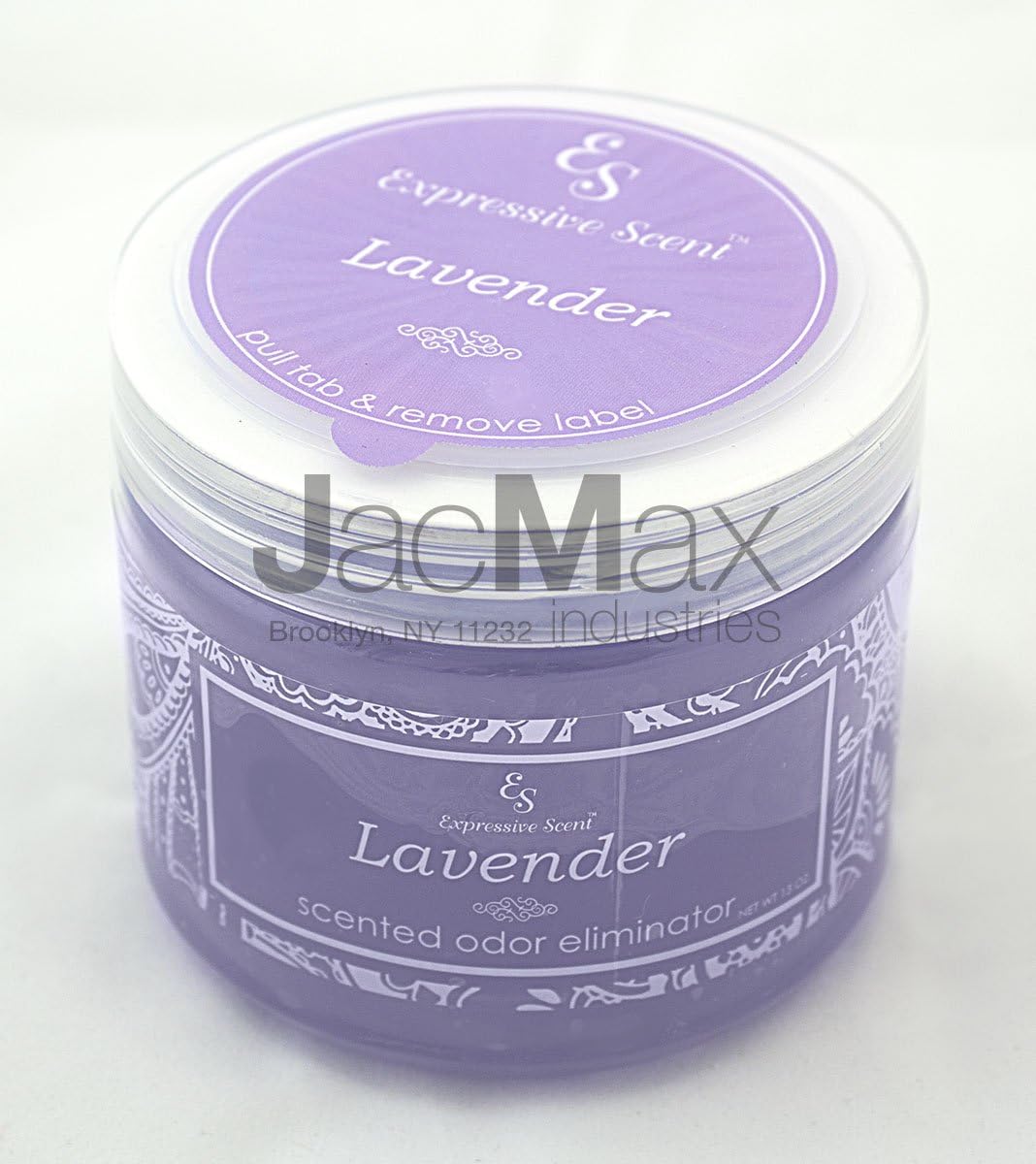 Lavender 13 Oz Solid Gel- Scented Odor Eliminator Air Freshener By Expressive Scent