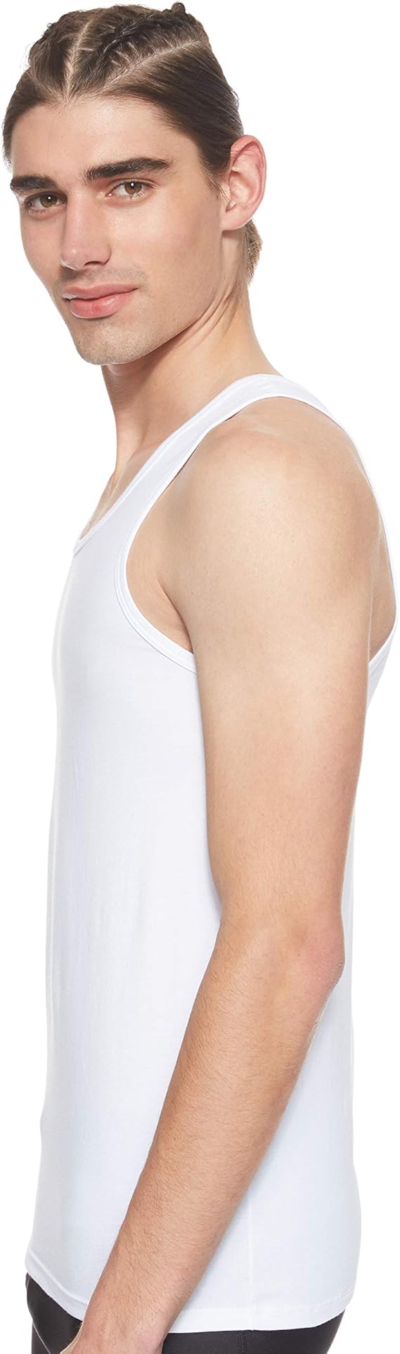 Unterhemd Herren 3//5//6er Pack Tank Top Baumwolle M/&auml;nner Schwarz Weiss Mehrfarbig