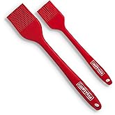Lightyear Silicone Basting Pastry Brush Set (2 Pcs) ❘ 450°F Heat Resistant Oil Brush for Your Kitchen - Ideal For BBQ’s, Baki