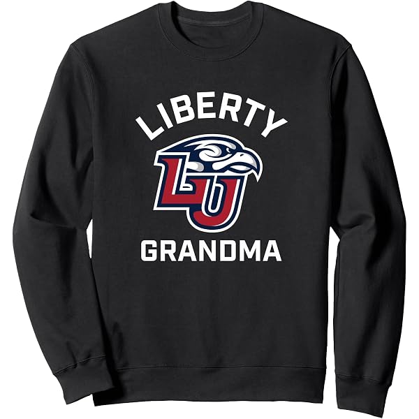 Liberty University LU Flames Vintage Retro Sparky Mascot Logo Shirt - Officially Licensed NCAA, Super Soft Heather Charcoal T-Shirt