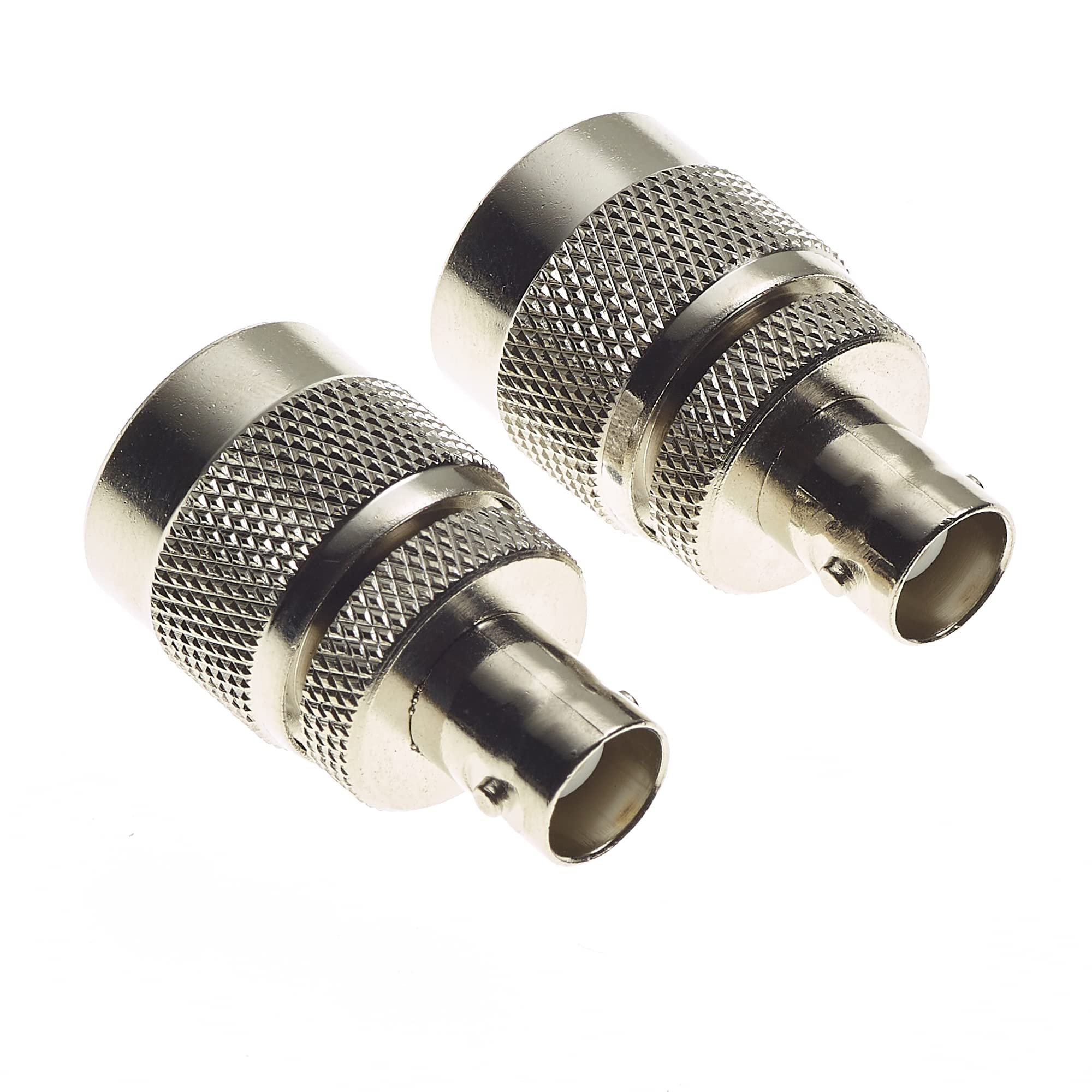 Keple BNC Socket To N-Type Plug Adaptor, BNC Female To N Type Male Adapter - Coax Coupler For Antenna, WiFi, Router, Radios, Coaxial Male Female Connector - Pack Of 2