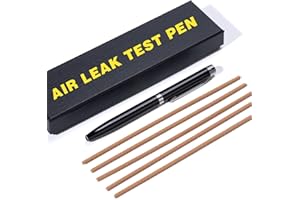 DIYTOOLSMAN Air Leak Test Pen, with 1 Pencil & 5 Sticks, Dense, Low-Odor White Smoke, 2.5 Hour Smoke Output, Pinpoint Drafts, Leaks, and Air-Tightness Issues, Gas CO Spillage Checks of Boiler & Case Sills