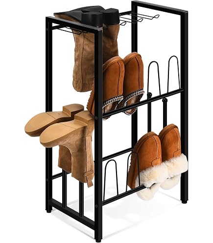 étagère Murale Lot De 3 Supports Muraux Pour Bottes – Rangez Et Aérez Vos Chaussures En Hauteur