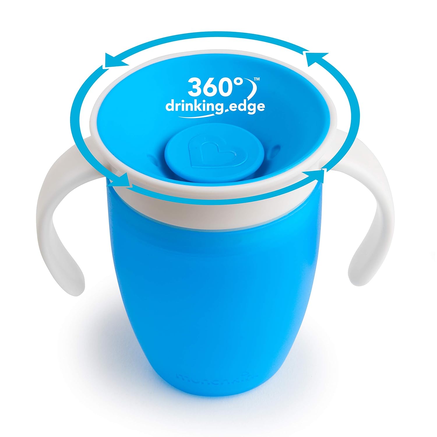 Munchkin Miracle 360 Trainer Cup, Green/Blue, 7 Oz, 2 Count : Baby