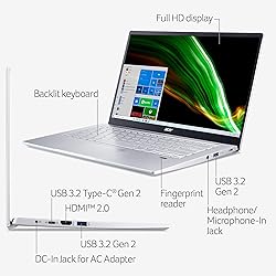 Acer Swift 3 Thin & Light Laptop | 14" Full HD IPS