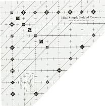 Creative Grids Half Rectangle Trim Tool Quilt Ruler CGRDH6 - 8.5"x10.5" Non-Slip Grip - View #3