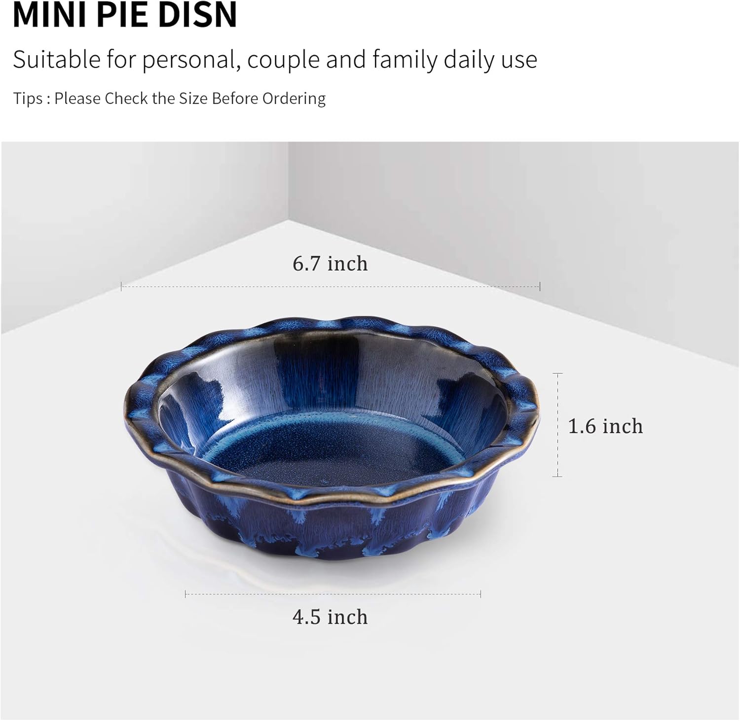 personal pie dish