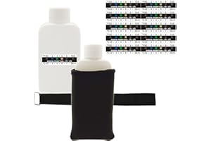 14Pcs Urine Test Complete Kit Include Portable Empty Bottles 10 Adhesive Temperature Test Strip Hidden Leg Strap Oxford Pouch