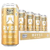 RYSE Fuel Energy Drink - Cream Soda - Sugar Free - 200mg Natural Caffeine, New Formula to Supports Cognitive Health &amp; Improves Focus - No Artificial Colors - 16 fl oz Cans (12-Pack)