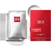 SK-II Facial Masks - Brightening Anti-Aging Sheet Mask Set | Hydrating Sheet Face Mask Set, Helps Improve Tone, Texture &amp; Radiance for Glowing, Glass Skin, Japanese Skin Care with PITERA