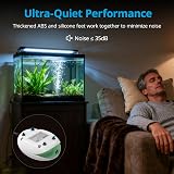 NICREW UFO Air Pump Aquarium Ultra Silent 1.7W for Up to 150 L view 4