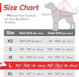 Eagloo Dog Harness Large No Pull Front Back Clips Reflective Red L view 2