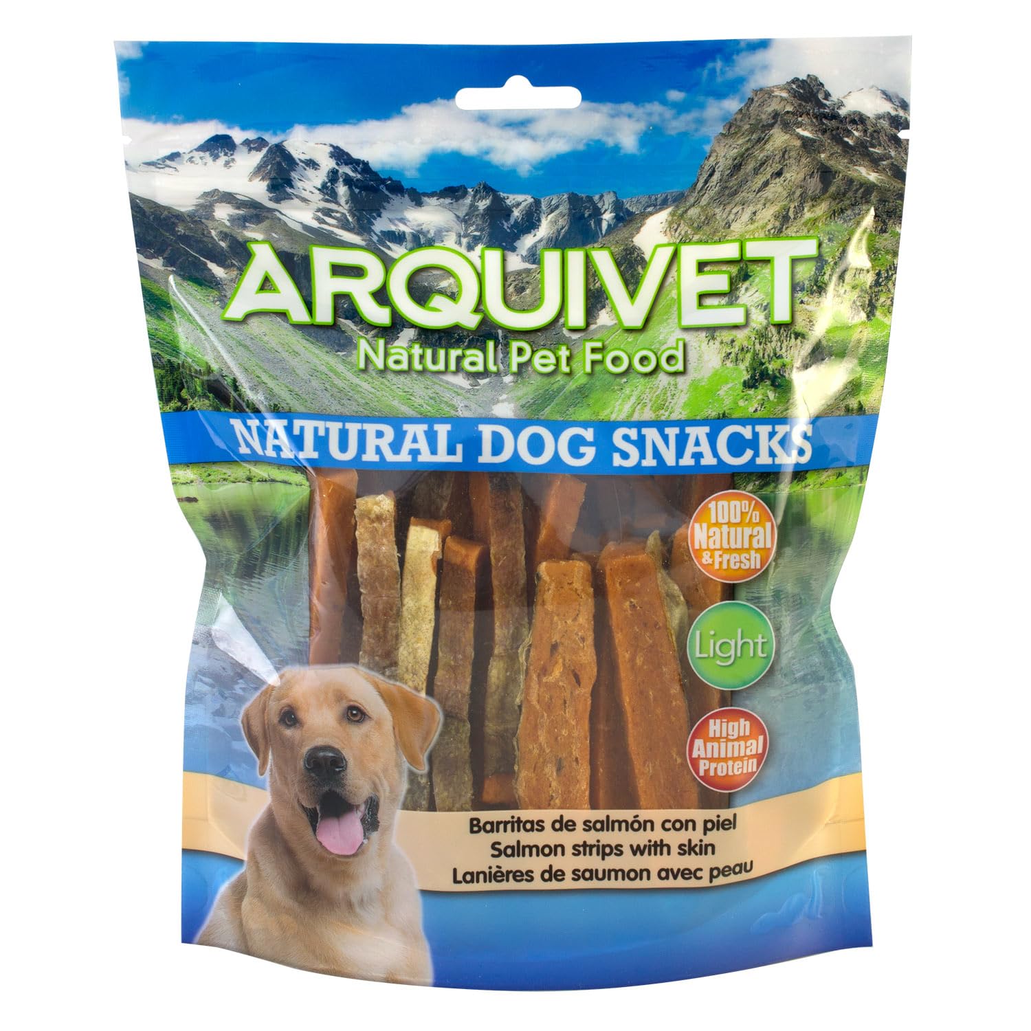 Arquivet Salmon Bars with Leather, 350 g – 360 g