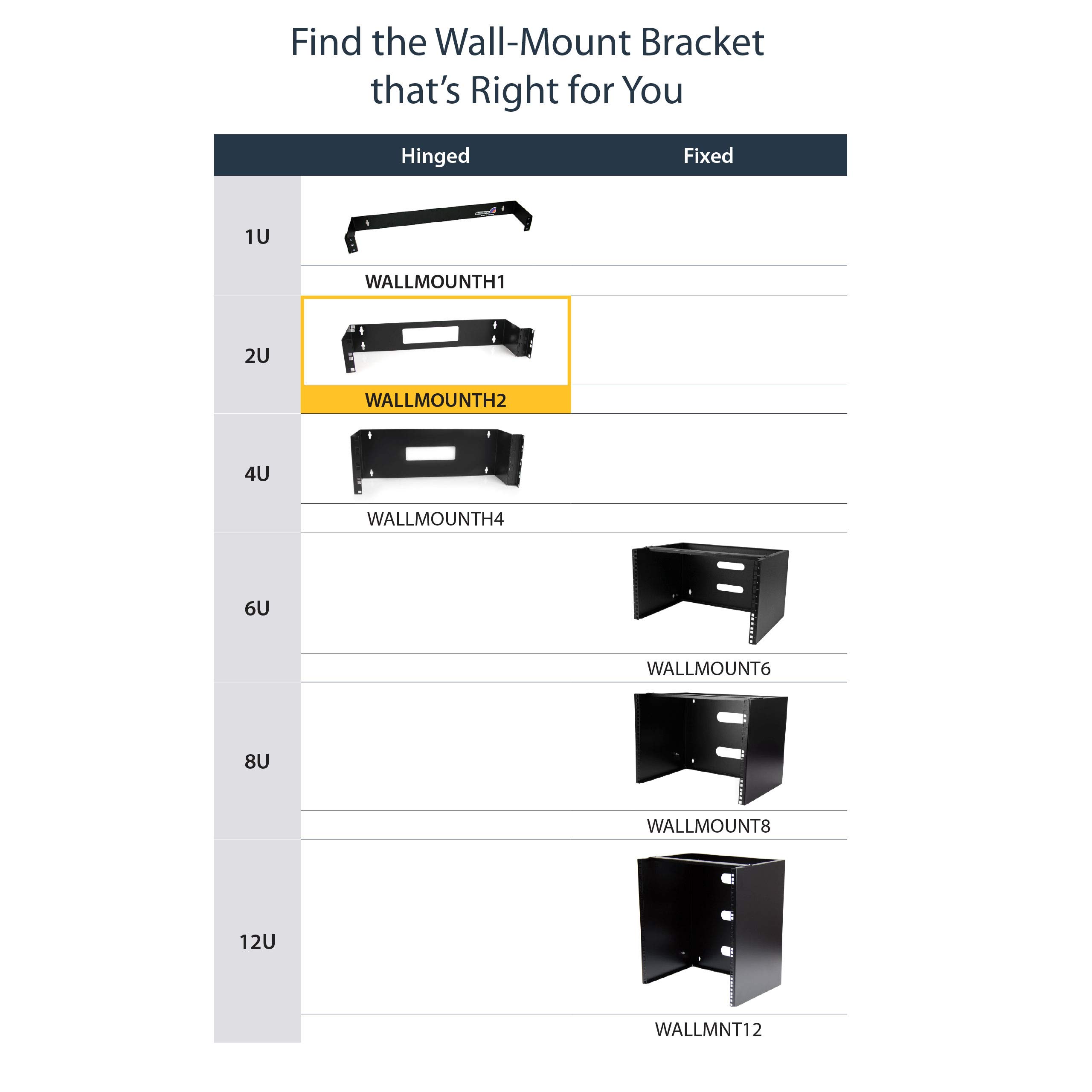Mua StarTech.com 2U Hinged Wall Mount Patch Panel Bracket - 6 inch Deep ...