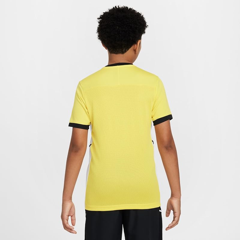 FZ9758-719 Y NK DF ACD25 SS Top Maglia Lunga Unisex Ragazzi Tour Yellow/Black/White/Black Taglia XL