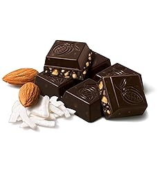 ChocKETO Dark Chocolate Coconut Snaps with Almonds