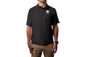 Blue 84 Men's NHL Officially Licensed Short Sleeve Performance Polo Strengthened All Over Print