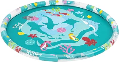Bestway Sprinkler Splash Pad Kids Marine Life Ocean Design Ages 2+