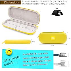 PROHAPI Hard Stethoscope Case, Lightweight Thin
