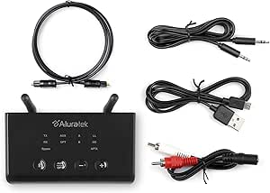 Amazon.com: Aluratek Bluetooth 5 Audio Receiver & Transmitter, Supports