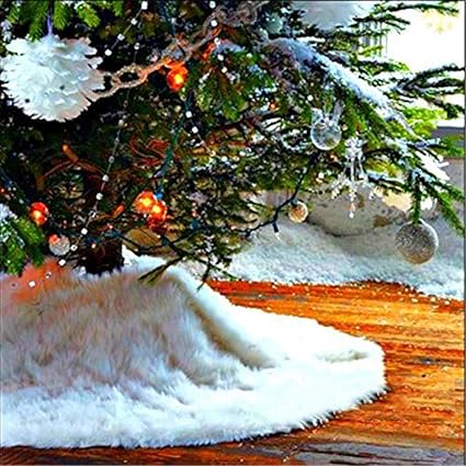 Oddity Tappeto Per Albero Di Natale 30 Pollici Bianco