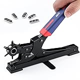 UNCO- Desktop Leather Hole Punch Tool, 6 Punch