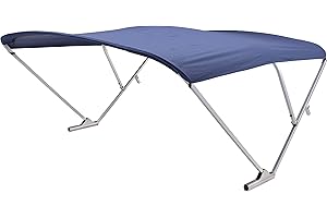 SureShade Pontoon Power Bimini Top fits 92-102" W, Anodized Aluminum Frame, 10' Marine-Grade Canvas, Rail Mounted Controller, Bluetooth® Capability, Quick Connect Install