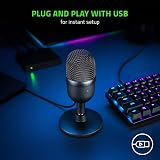 Razer Seiren Mini USB Condenser Microphone for Streaming Black view 7