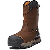 Timberland PRO Men's Medium Brown Boondock Ultralight Composite Toe Waterproof Slip-Resistant Wellington