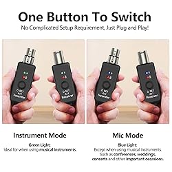 INGPARTNER 2.4GHz Wireless Microphone Transmitter