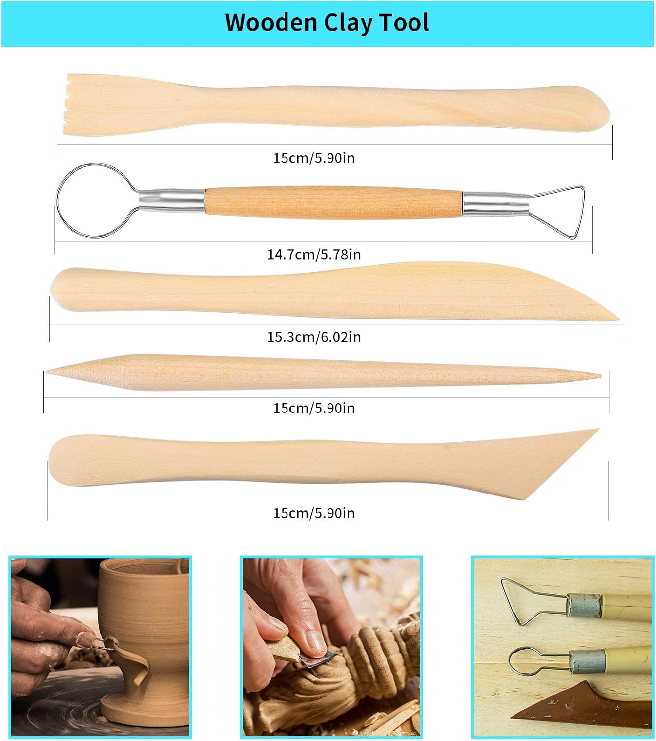 Polymer Clay Tools, 25 Pcs Clay Sculpting Tools, Ball Stylus Dotting Tools, Modeling Clay Tools Set, Ceramic Tools - Image 4