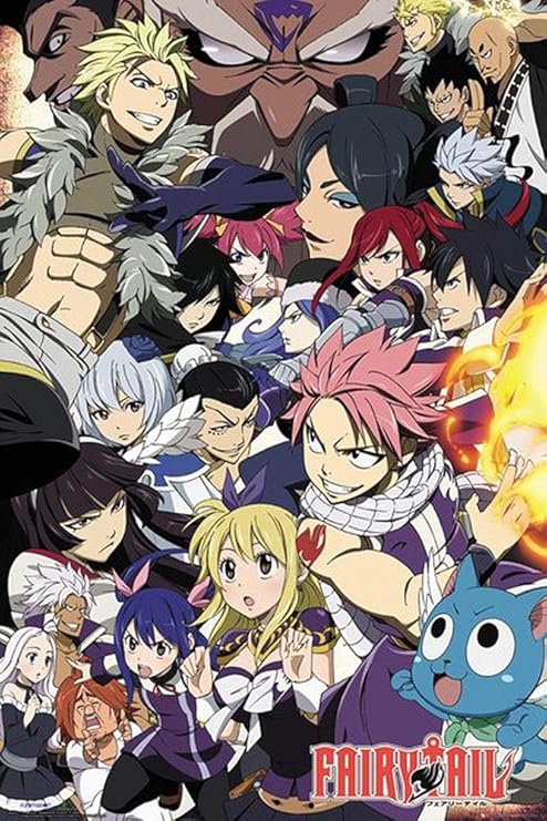 Close Up Fairy Tail Poster Season 6 Key Art (61cm x 91,5cm) + Geschenkverpackung. Verschenkfertig!