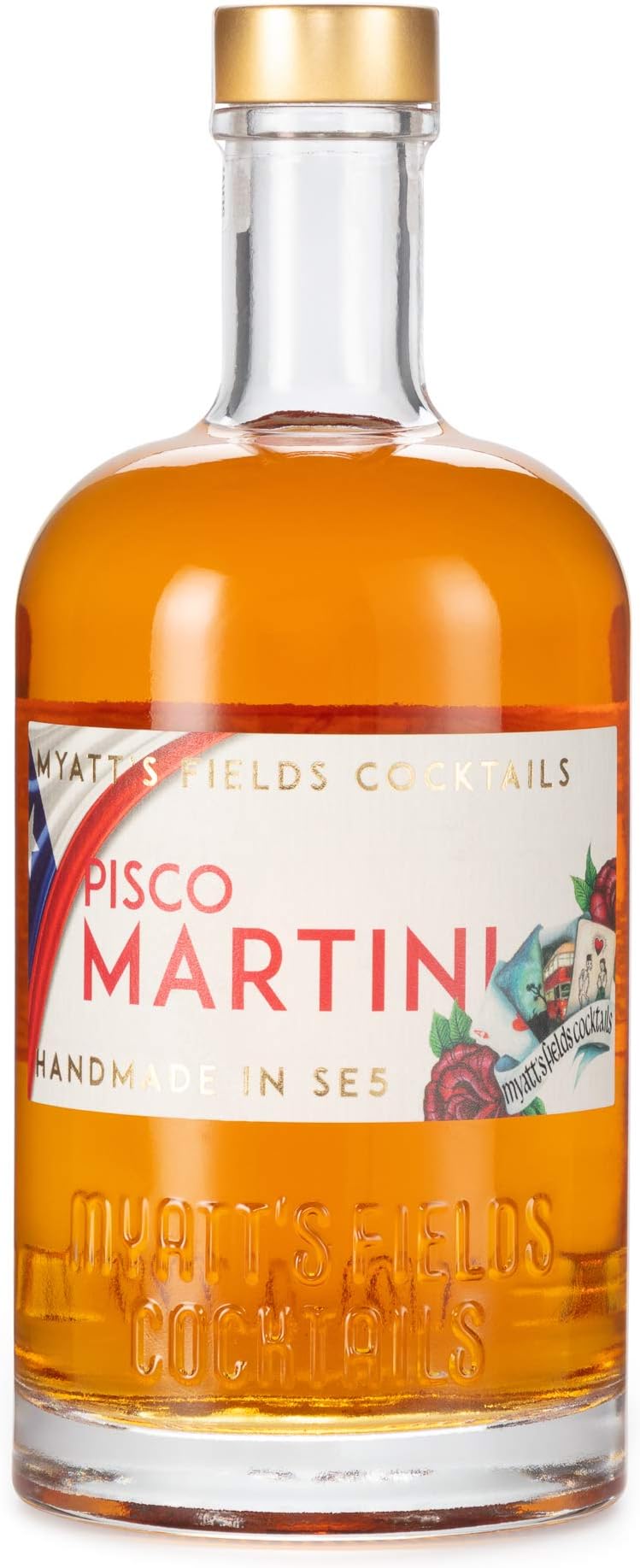 Myatt's Fields Pisco Martini Ready to Drink Cocktail 500ml | 28.6% ABV | Gin, Dry Vermouth, Sweet Vermouth & Pisco