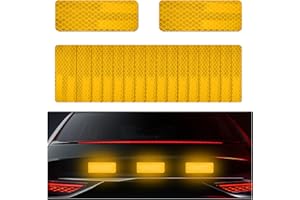 JUSTTOP 20PCS Reflective Tape Stickers, Night Visibility Car Safety Night Warning Sticker Reflective Decal, Outdoor Waterproo