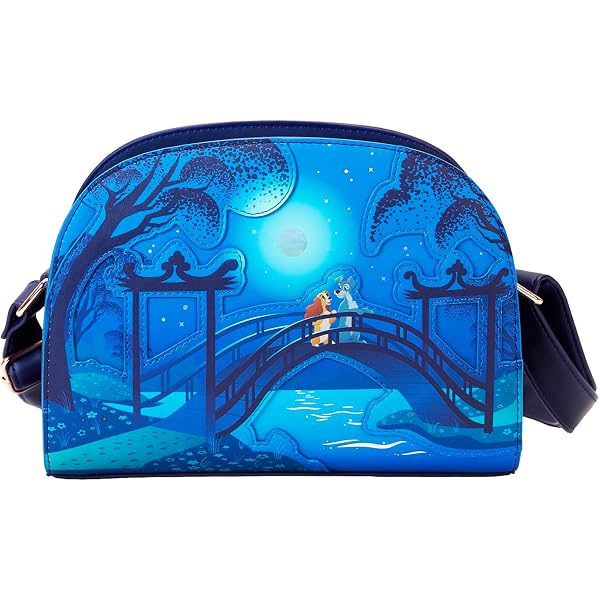 Loungefly Disney Lady And The Tramp Moonlight Stroll Backpack and ID Holder NWT Loungefly Disney Lady And The Tramp Moonlight Stroll ID  main image 4