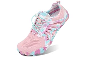 Scurtain Unisex Mens Womens Athletic Hiking Water Shoes Quick Dry Barefoot Aqua Shoes Swim Shoes Beach Shoes with Drainage